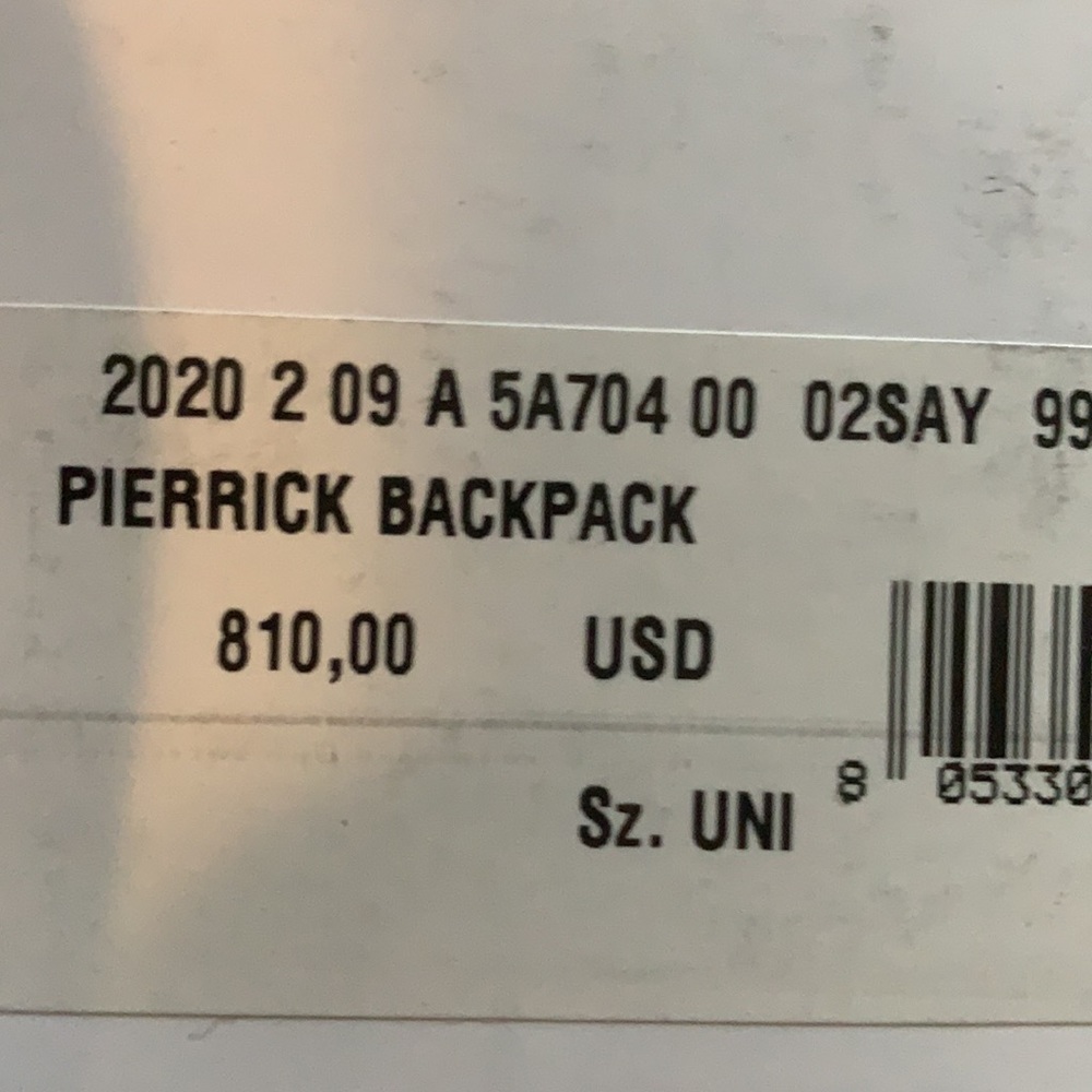 Black Moncler water-resistant backpack - Picture 4 of 4